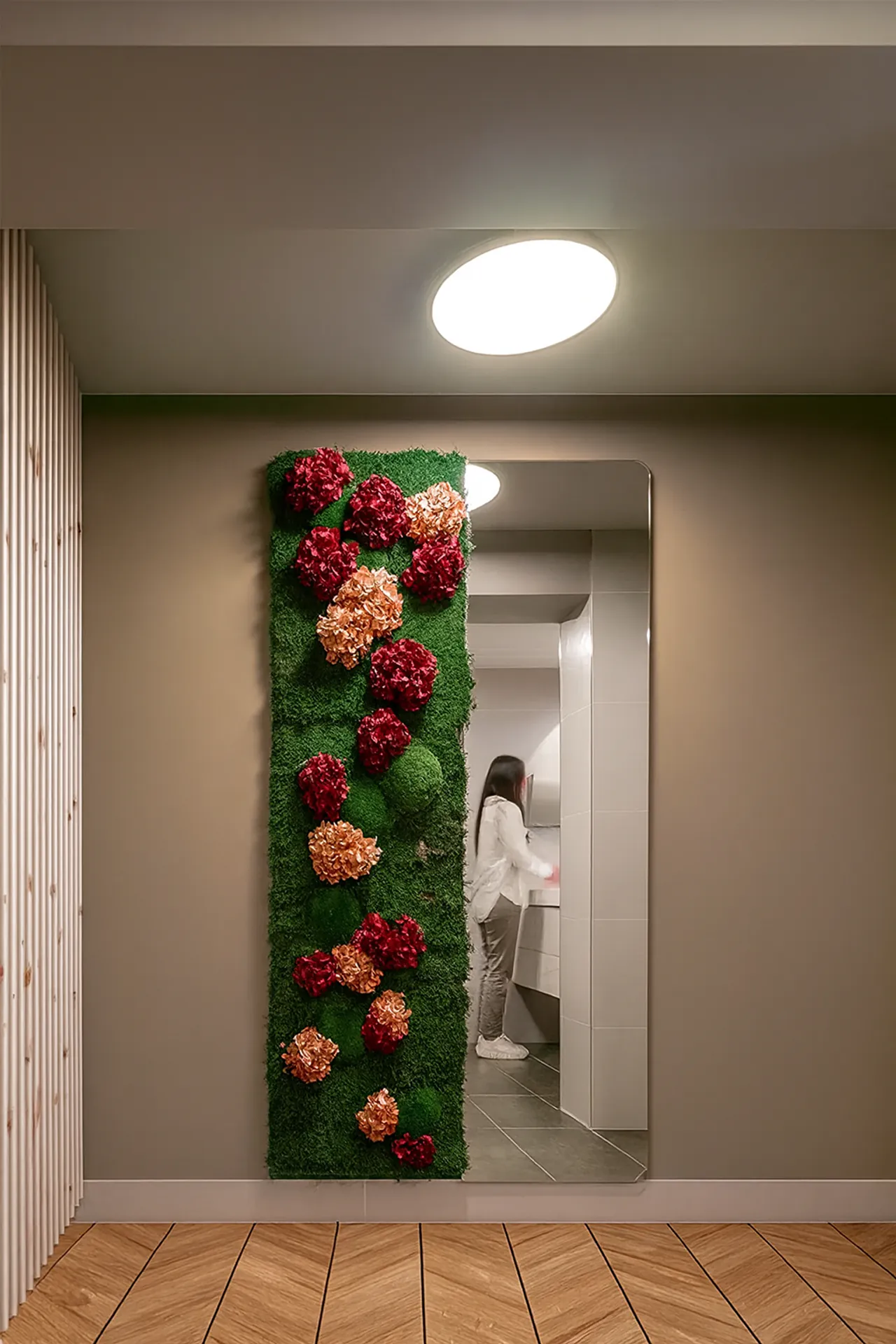 Pared floral «Recepción Moderna» — Jardín vertical de MOOSMOOS