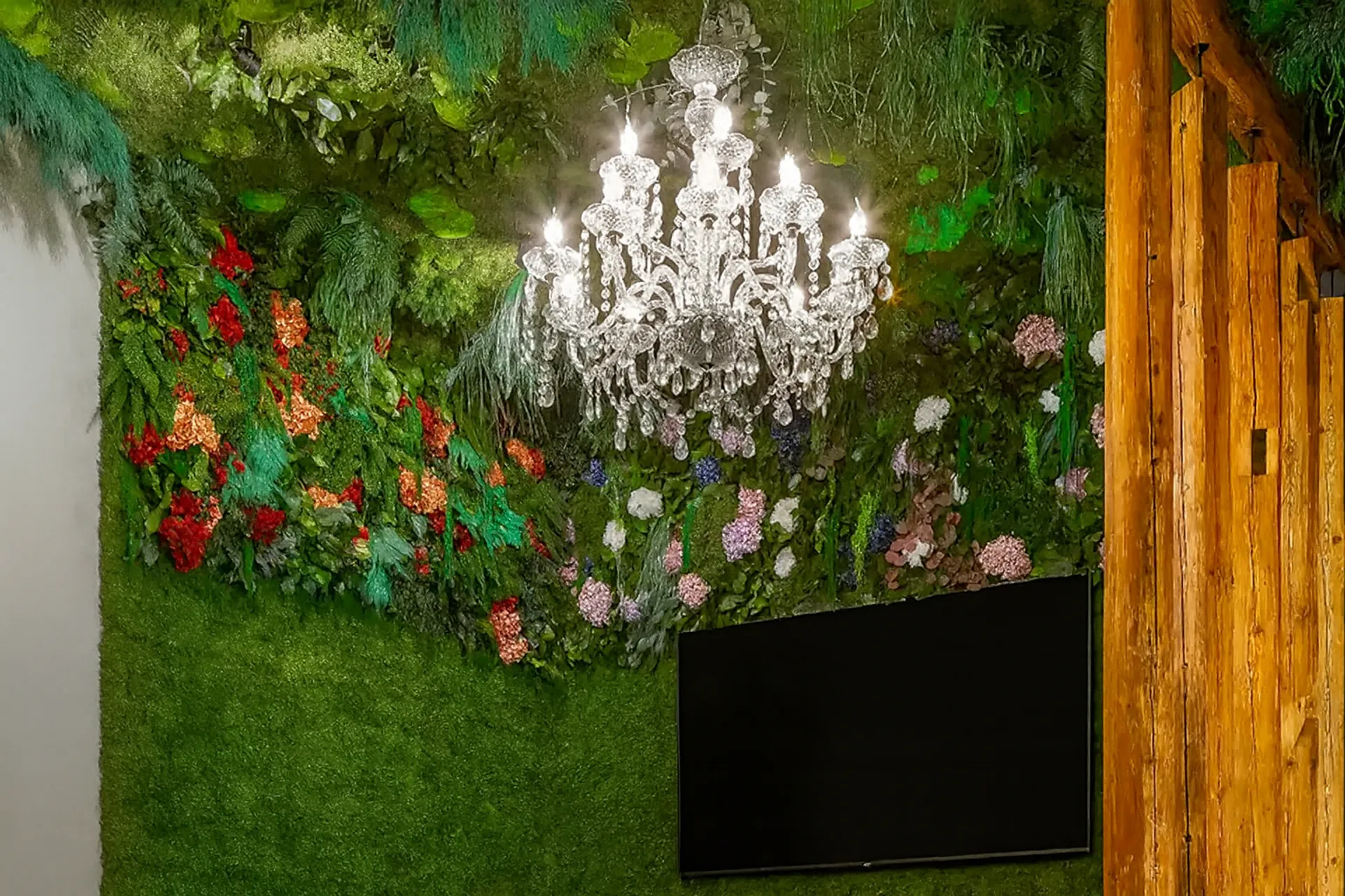 Botanical Sky: elegante sala de exposición de vegetación para techos — Vegetación para techos de MOOSMOOS