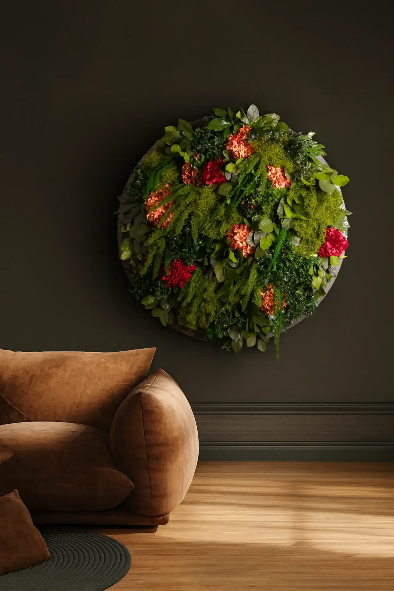 Hanging Garden: oficina moderna — Jardín colgante de MOOSMOOS
