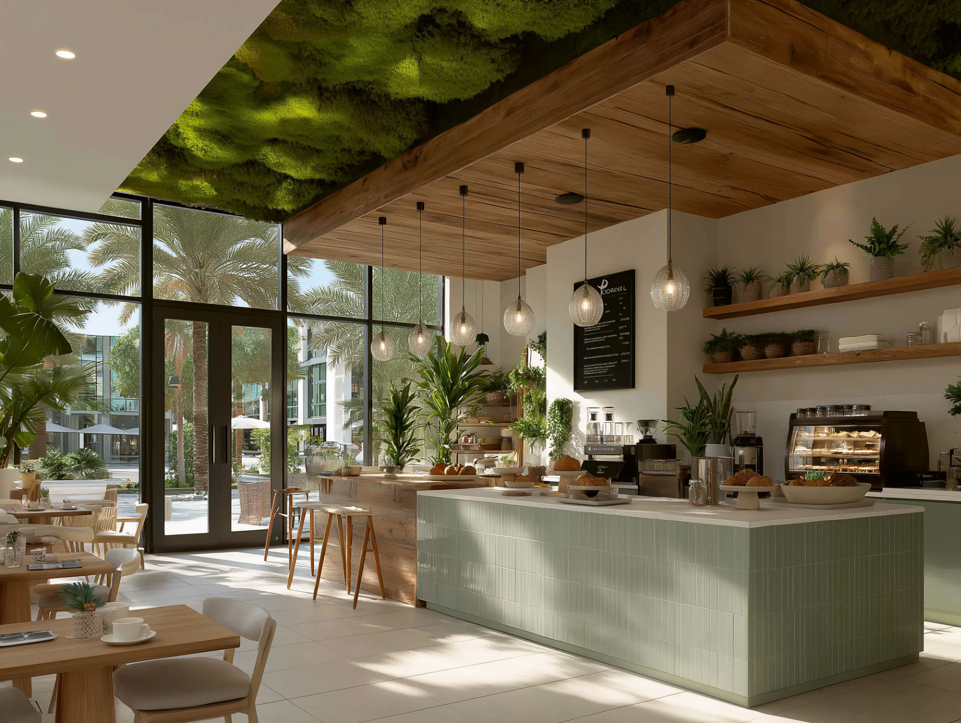 Botanical Sky · Cafetería