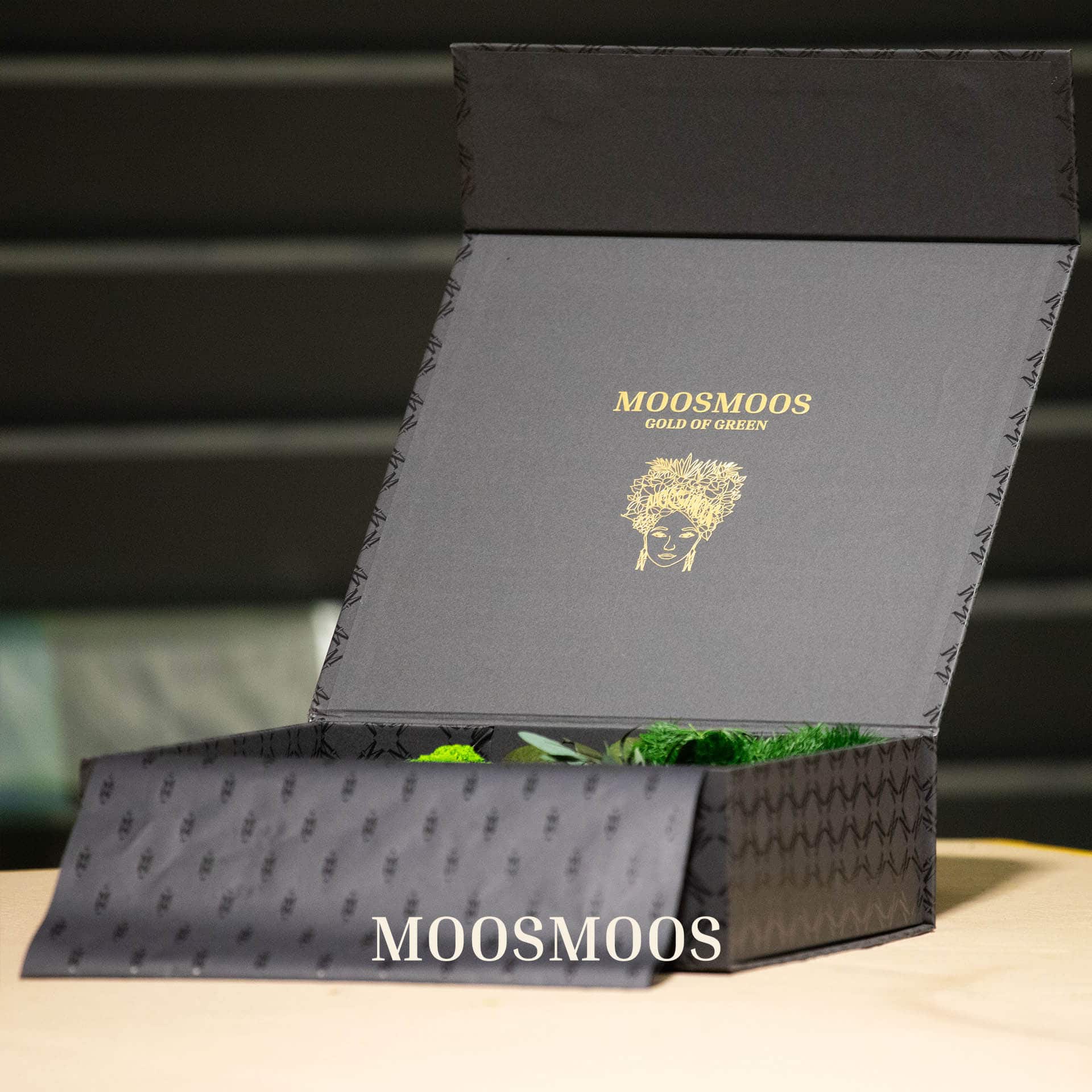 La caja de muestras de MOOSMOOS, cerrada